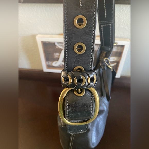 Coach BleeckerTattersall Vachetta Duffle Bucket Bag 11422 EUC - Picture 9 of 11